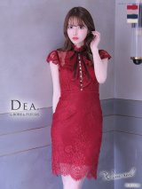 【Lサイズあり】【DEA. by ROBE de FLEURS/ディアバイローブドフルール】パール/ 切り替え/総レース / タイト/ ミニドレス/ キャバドレス