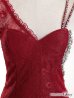 画像6: 【ROBE de FLEURS Glossy/ローブ・ド・フルール グロッシー】ビジューチュール/ レーススリーブ/ 七分袖/ 長袖/ ワンショル/ タイト/ ミニドレス/ キャバドレス[OF2]