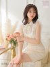 画像12: XSサイズあり【ROBE de FLEURS/ローブドフルール】ビジュー襟/ フラワーレース/ タイト/ ミニドレス/ キャバドレス[OF2]