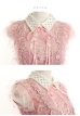 画像21: XSサイズあり【ROBE de FLEURS/ローブドフルール】ビジュー襟/ フラワーレース/ タイト/ ミニドレス/ キャバドレス[OF2]