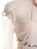 画像3: Lサイズあり【DEA. by ROBE de FLEURS/ディアバイローブドフルール】チュールスリーブ/ 長袖/ 袖あり/ レース/ タイト/ ミニドレス/ キャバドレス[OF2]
