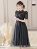 画像10: Lサイズあり【DEA. by ROBE de FLEURS/ディアバイローブドフルール】チュールxレースブラウスセット/ パフスリーブ/ キャミソール/ フレア/ ミモレ丈/ ワンピース/ キャバドレス[OF2]