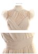 画像26: Lサイズあり【DEA. by ROBE de FLEURS/ディアバイローブドフルール】チュールxレースブラウスセット/ パフスリーブ/ キャミソール/ フレア/ ミモレ丈/ ワンピース/ キャバドレス[OF2]