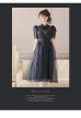 画像11: Lサイズあり【DEA. by ROBE de FLEURS/ディアバイローブドフルール】チュールxレースブラウスセット/ パフスリーブ/ キャミソール/ フレア/ ミモレ丈/ ワンピース/ キャバドレス[OF2]
