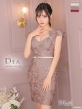 Lサイズあり【DEA. by ROBE de FLEURS/ディアバイローブドフルール】刺繍レース/ スパンコール/ ベルト付き/ タイト/ ミニドレス/ キャバドレス[OF2]