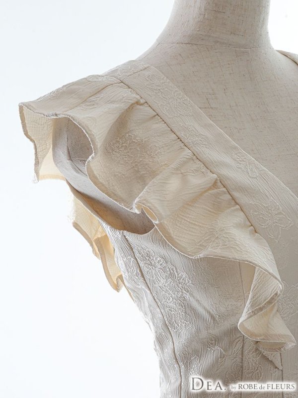 画像40: Lサイズあり【DEA./ディア】マーメイド/ フリル/ バストカット/ ワンピース/ ミディアムドレス/ キャバドレス【OF08】