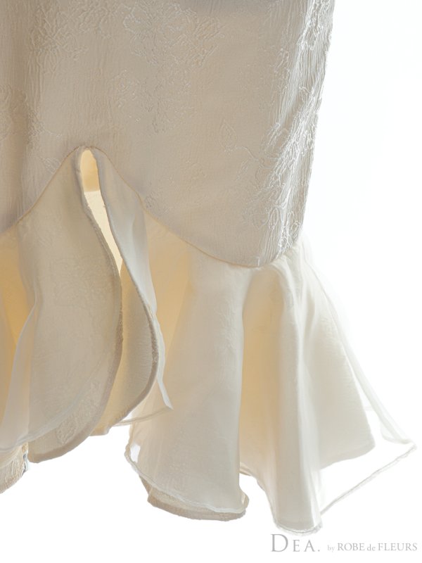 画像42: Lサイズあり【DEA./ディア】マーメイド/ フリル/ バストカット/ ワンピース/ ミディアムドレス/ キャバドレス【OF08】