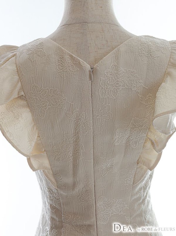 画像41: Lサイズあり【DEA./ディア】マーメイド/ フリル/ バストカット/ ワンピース/ ミディアムドレス/ キャバドレス【OF08】