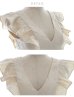 画像14: Lサイズあり【DEA. by ROBE de FLEURS/ディアバイローブドフルール】マーメイド/ フリル/ バストカット/ ワンピース/ ミディアムドレス/ キャバドレス[OF2]