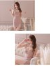 画像6: XSサイズあり【ROBE de FLEURS Glossy/ローブ・ド・フルール グロッシー】フロントジップ/ ZIP ウエストシースルー/ ビジュー/ ストレッチ/ タイト/ ミニドレス/ キャバドレス[OF2]