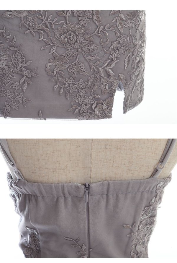 画像22: XSサイズあり【Glossy/グロッシー】ビジュー/ 刺繍/ サイドシアー/ キャミ/ タイト/ ミニドレス/ キャバドレス【OF08】