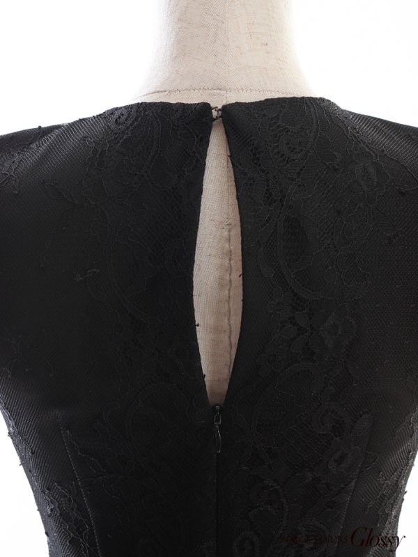 画像10: 【Glossy/グロッシー】総レース/ バストカットデザイン/ ビジュー/ タイト/ ミニドレス/ キャバドレス【OF08】