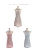 画像16: XSサイズあり【ROBE de FLEURS/ローブドフルール】ラメツイード/ ビジュー/ 襟つき/ 台形スカート/ ミニドレス/ キャバドレス[OF2]