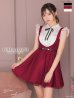 画像5: 【ROBE de FLEURS/ローブドフルール】パール/ ベルト付き/ラウンドカラー/ フレア/ ミニドレス/ キャバドレス[OF2]