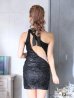 画像4: 【ROBE de FLEURS Glossy/ローブ・ド・フルール グロッシー】レース/ スパンコール/ サイドチュール/ タイト/ ミニドレス/ キャバドレス[OF2]