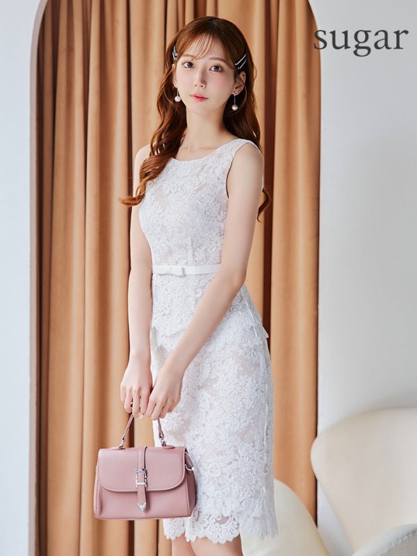 ホワイト　モデル：あすか　身長：170cm　着用サイズ：Sサイズ