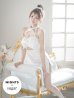 画像1: 【NIGHTS掲載】XSサイズあり【an /アン】リボン/ パール/ ビジュー/ ホルターネック/ バストジップ/ カットアウト/ タイト/ ミニドレス/ キャバドレス[OF05] (1)