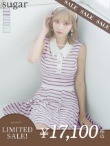 【LIMITED SALE開催中！! 11月11日より順次発送予定】XSサイズあり【an/アン】ストレッチ/ ツイード/ 襟付き/ ボタン/ Aライン/ プリーツ/ セットアップ/ ミニドレス/ キャバドレス[OF05]