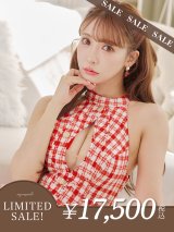 【LIMITED SALE開催中！! 11月11日より順次発送予定】sugar限定☆ XSサイズあり【ANGEL R/エンジェルアール】チェック/ ツイード/ バストカット/ ノースリーブ/ タイト/ ミニドレス/ キャバドレス[OF2]