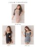 画像15: XS〜Lサイズあり【ROBE de FLEURS Glossy/ローブ・ド・フルール グロッシー】バストジップ/ ZIP レーススリーブ/ 七分袖/ 長袖/ 袖あり/ タイト/ ミニドレス/ キャバドレス[OF2]