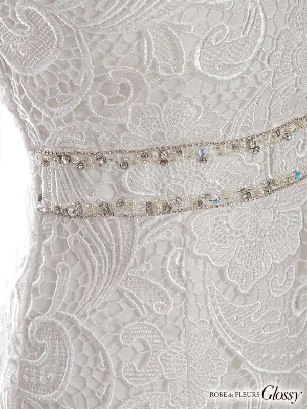 画像11: 【Glossy/グロッシー】バックチュール/ アシンメトリー/ ケミカルレース/ キャミソール/ タイト/ ミニドレス/ キャバドレス【HC02】