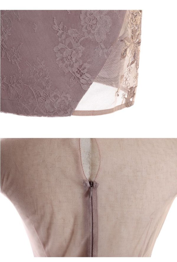 画像18: 期間限定カラー・XS-Lサイズあり☆【Glossy/グロッシー】フロントジップ/ ZIP シースルーレース/ タイト/ ミニドレス/ キャバドレス【HC02】