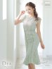 画像11: Lサイズあり【DEA. by ROBE de FLEURS/ディアバイローブドフルール】マーメイド/ フローラルレース/ ミディアム丈/ キャバドレス[OF2]