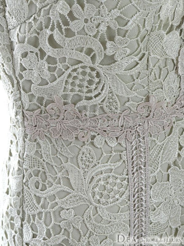 画像15: Lサイズあり【DEA./ディア】マーメイド/ フローラルレース/ ミディアム丈/ キャバドレス【OF08】