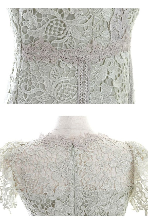 画像18: Lサイズあり【DEA./ディア】マーメイド/ フローラルレース/ ミディアム丈/ キャバドレス【OF08】