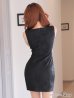 画像9: 【ROBE de FLEURS Glossy/ローブ・ド・フルール グロッシー】フロントジップ/ ZIP サイドチュール/ タイト/ ミニドレス/ キャバドレス[OF2]