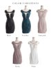画像18: 【ROBE de FLEURS Glossy/ローブ・ド・フルール グロッシー】フロントジップ/ ZIP サイドチュール/ タイト/ ミニドレス/ キャバドレス[OF2]