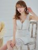 ホワイト モデル：ゆめ　身長：160cm　着用サイズ：Sサイズ