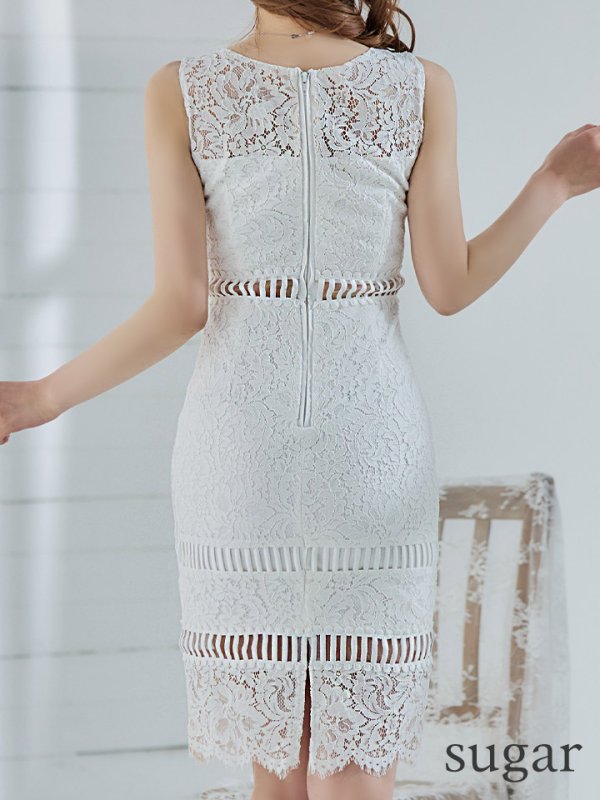 ホワイト モデル:ゆめ 身長:160cm 着用サイズ:Sサイズ