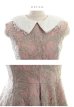 画像16: Lサイズあり【DEA. by ROBE de FLEURS/ディアバイローブドフルール】2WAY襟付き/ レース/ ノースリーブ/ クラシック/ ワンピース/ ひざ丈/ ミディアム/ キャバドレス[OF2]