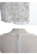 画像14: XSサイズあり【ROBE de FLEURS Glossy/ローブ・ド・フルール グロッシー】フロントジップ/ ZIP 刺繍レース/ 袖あり/ ストレッチ/ タイト/ ミニドレス/ キャバドレス[OF2]