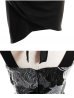 画像17: XS〜Lサイズあり【ROBE de FLEURS Glossy/ローブ・ド・フルール グロッシー】バストクロス/ 変形スカート/ ケミカルレース/ ストレッチ/ タイト/ ミニドレス/ キャバドレス[OF2]