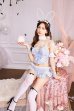 画像1: 【即日発送】ロマンティックレースパールバニー【マリームーン】【ハロウィンコスプレ10点セット】【フリーサイズ/1カラー】[YMT] (1)