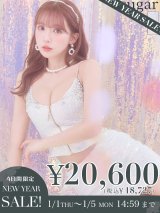 【新春セール開催中！! 】sugarコラボ商品☆XSサイズあり【ANGEL R/エンジェルアール】スパンコール/ フロントジップ/ キャミ/ タイト/ マイクロミニドレス/ キャバドレス[OF2]