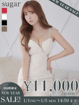 【新春セール開催中！! 】XSサイズあり☆【Glossy/グロッシー】フロントジップ/ バックチュール/ 総レース/ ノースリーブ/ タイト/ ミニドレス/ キャバドレス【OF08】