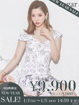 【新春セール開催中！! 】【ERUKEI エルケイ】プリント/ 膝丈/ ミディアム丈/ タイト/ ワンピース/ ミニドレス/ キャバドレス[OF2]