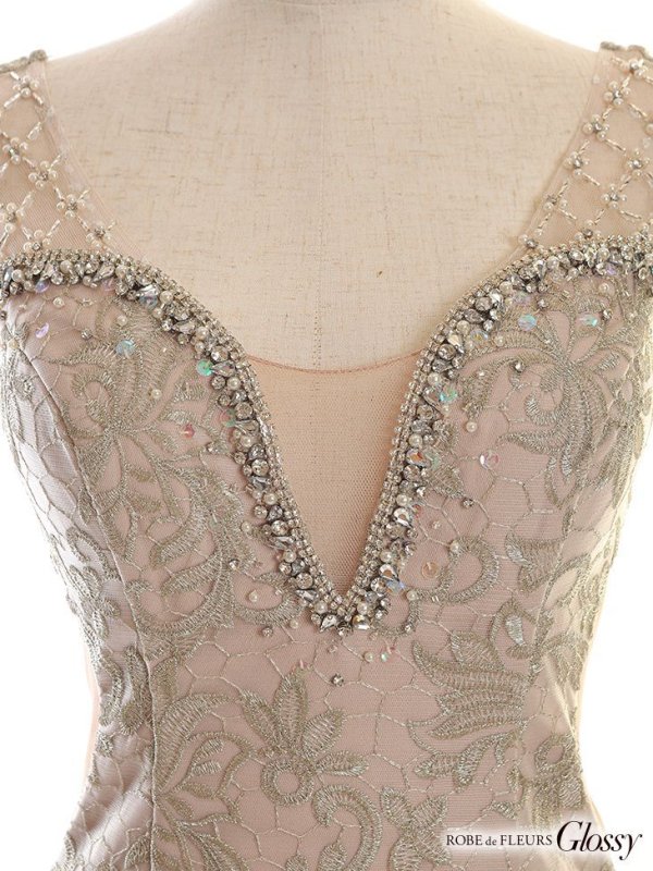 画像8: 【Glossy/グロッシー】刺繍レース/ バックレース/ ストレッチ/ タイト/ ミニドレス/ キャバドレス【HC02】