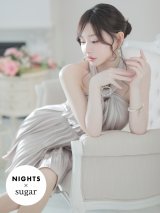 【NIGHTS掲載】XSサイズあり【ANDY/アンディ】ビジュー/ ホルターネック/ チェーンベルト/ ノースリーブ/ フレア/ シフォン/ ミニドレス/ ワンピース/ キャバドレス[OF05]