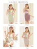 画像15: XSサイズあり【ROBE de FLEURS Glossy/ローブ・ド・フルール グロッシー】ウエストチュール/ フラワーレース/ ジップ ZIP/ キャミ/ タイト/ ミニドレス/ キャバドレス[OF2]