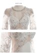 画像30: XSサイズあり【ROBE de FLEURS Glossy/ローブ・ド・フルール グロッシー】アメスリ/ ビジュー/ 刺繍レース/ サイドシアー/ チュールスリーブ/ 長袖/ 袖あり/ アシメ/ タイト/ ミニドレス/ キャバドレス[OF2]