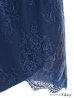 画像12: XSサイズあり【ROBE de FLEURS Glossy/ローブ・ド・フルール グロッシー】アメスリ/ ビジュー/ レース/ サイドシアー/ 七分袖/ 袖あり/ アシメ/ タイト/ ミニドレス/ キャバドレス[OF2]