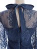 画像11: XSサイズあり【ROBE de FLEURS Glossy/ローブ・ド・フルール グロッシー】アメスリ/ ビジュー/ レース/ サイドシアー/ 七分袖/ 袖あり/ アシメ/ タイト/ ミニドレス/ キャバドレス[OF2]