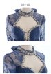 画像13: XSサイズあり【ROBE de FLEURS Glossy/ローブ・ド・フルール グロッシー】アメスリ/ ビジュー/ レース/ サイドシアー/ 七分袖/ 袖あり/ アシメ/ タイト/ ミニドレス/ キャバドレス[OF2]