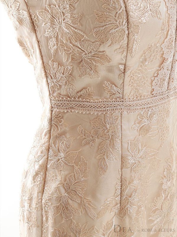 画像11: Lサイズあり【DEA./ディア】ワンピース/ 刺繍レース/ フリル袖/ タイト/ ひざ丈/ ミディアム/ キャバドレス【OF08】