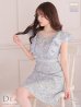 画像6: Lサイズあり【DEA. by ROBE de FLEURS/ディアバイローブドフルール】ワンピース/ 総レース/ パール/ フリル袖/ 袖あり/ 膝丈/ ミディアム/ キャバドレス[OF2]