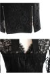 画像18: XS〜Lサイズあり【ROBE de FLEURS Glossy/ローブ・ド・フルール グロッシー】ホルターネック/ アメスリ/ レーススリーブ/ 七分袖/ 長袖/ 袖あり/ ジップ/ タイト/ ミニドレス/ キャバドレス[OF2]